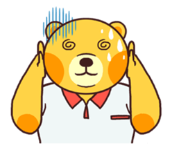 Cute bear's daily life sticker #5948537