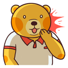 Cute bear's daily life sticker #5948539