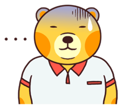 Cute bear's daily life sticker #5948542
