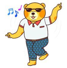 Cute bear's daily life sticker #5948543