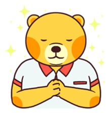 Cute bear's daily life sticker #5948545