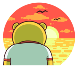 Cute bear's daily life sticker #5948546