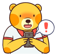 Cute bear's daily life sticker #5948549