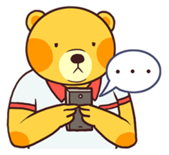 Cute bear's daily life sticker #5948550