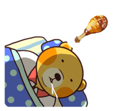 Cute bear's daily life sticker #5948551