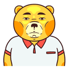 Cute bear's daily life sticker #5948554