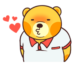 Cute bear's daily life sticker #5948559