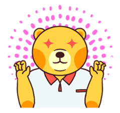 Cute bear's daily life sticker #5948560