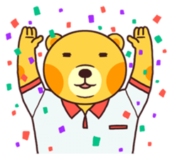Cute bear's daily life sticker #5948562