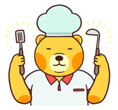 Cute bear's daily life sticker #5948565