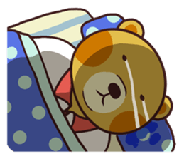 Cute bear's daily life sticker #5948568