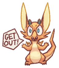 Zappy the dragon by aeveis