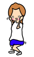 The ducky and my girl sticker #5949621