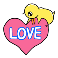 The ducky and my girl sticker #5949622