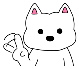 westie Hachibe simple ver. sticker #5949877