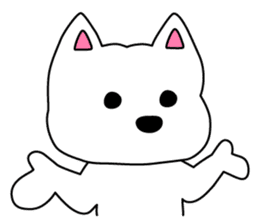 westie Hachibe simple ver. sticker #5949879
