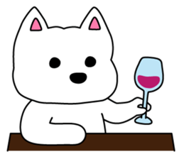 westie Hachibe simple ver. sticker #5949895