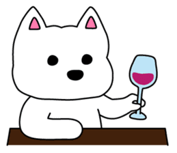 westie Hachibe simple ver. sticker #5949895