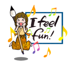 Joshi shodou-bu (English Ver.) sticker #5950787