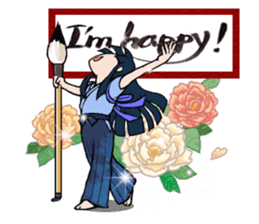 Joshi shodou-bu (English Ver.) sticker #5950788