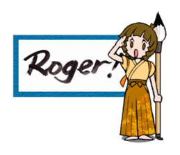 Joshi shodou-bu (English Ver.) sticker #5950790