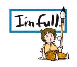 Joshi shodou-bu (English Ver.) sticker #5950799