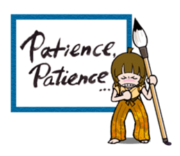 Joshi shodou-bu (English Ver.) sticker #5950807