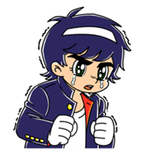 Junior high school boys sticker #5951817