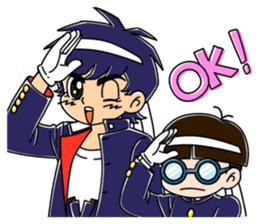 Junior high school boys sticker #5951850