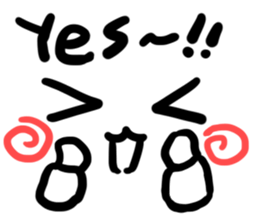 I also like can draw Emoticons. sticker #5951981