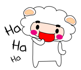 Happy little sheep sticker #5952622