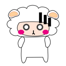 Happy little sheep sticker #5952637