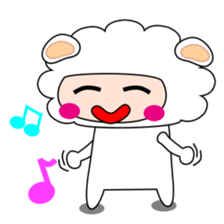 Happy little sheep sticker #5952650
