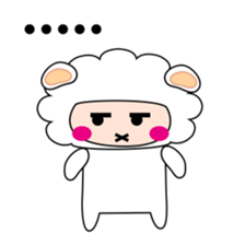 Happy little sheep sticker #5952651