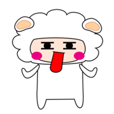 Happy little sheep sticker #5952652