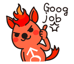 astro-baby no.3 Common English-2 sticker #5953004