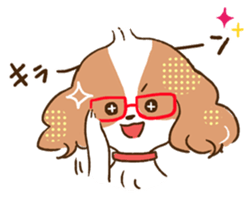 soft and fluffy dog Kewpie sticker #5953876