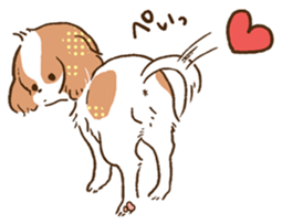 soft and fluffy dog Kewpie sticker #5953888