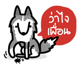 kevin : The Siberian Husky sticker #5954072