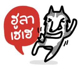 kevin : The Siberian Husky sticker #5954087