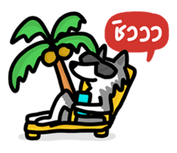 kevin : The Siberian Husky sticker #5954101