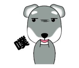 Elephant and Schnauzer life diary sticker #5954837