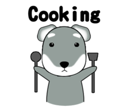 Elephant and Schnauzer life diary sticker #5954839