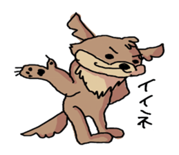 Dailylife of the rabbit and the wolf sticker #5955422