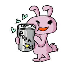 Dailylife of the rabbit and the wolf sticker #5955435