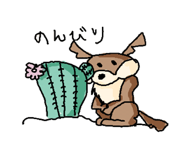 Dailylife of the rabbit and the wolf sticker #5955439