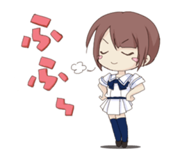 Cute Girl  by Yadokari sticker #5955531