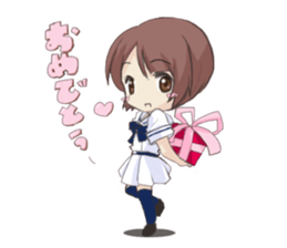 Cute Girl  by Yadokari sticker #5955534