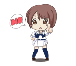 Cute Girl  by Yadokari sticker #5955538