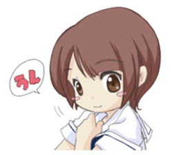 Cute Girl  by Yadokari sticker #5955539